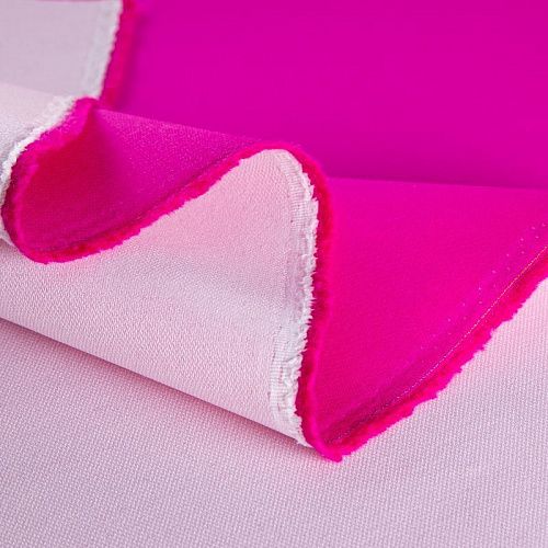 Ткань костюмная дублированная 025-20232 розовый однотонный