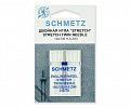 Иглы SCHMETZ для швейных машин № 75/2.5 стрейч двойные 1 шт 0701310