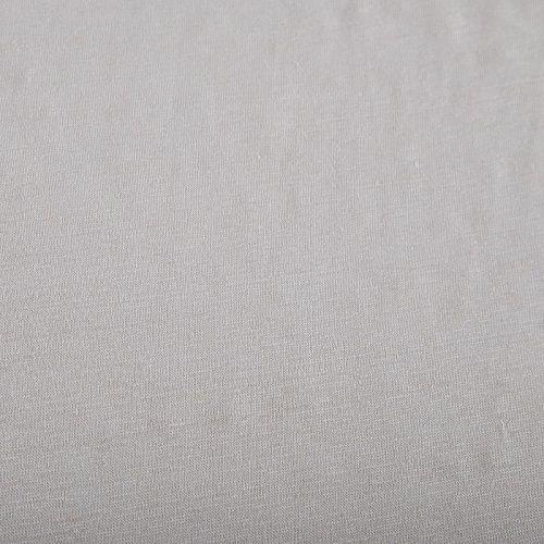 Трикотаж льняной 056-20358 экрю однотонный