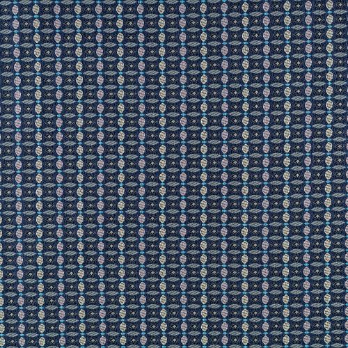 Жаккард К15-341 серо-синий
