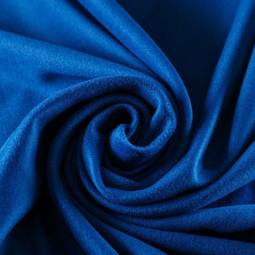 Ткань пальтовая К25-3961 синий однотонный