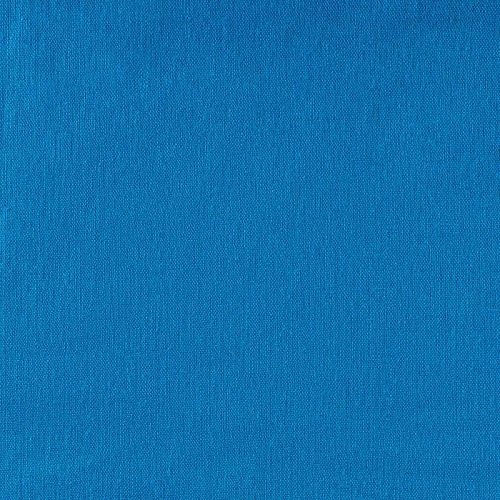 Лен натуральный К33-616 лазурно-голубой однотонный