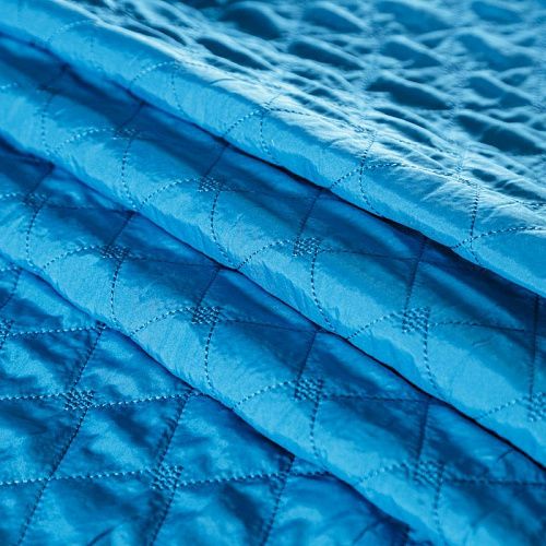 Ткань курточная 033-04121 лазурно-голубой однотонный