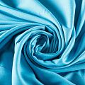 Ткань плательно-рубашечная 049-07993 бирюзово-голубой однотонный