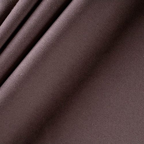 Ткань портьерная Т355-02-42 серо-коричневый однотонный