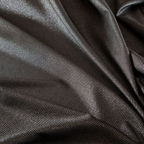 Ткань костюмная 025-16118 черный/серебро