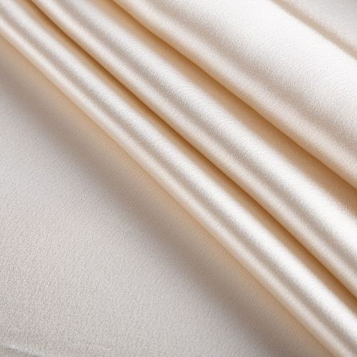 Креп кади 026-20118 сливочный однотонный