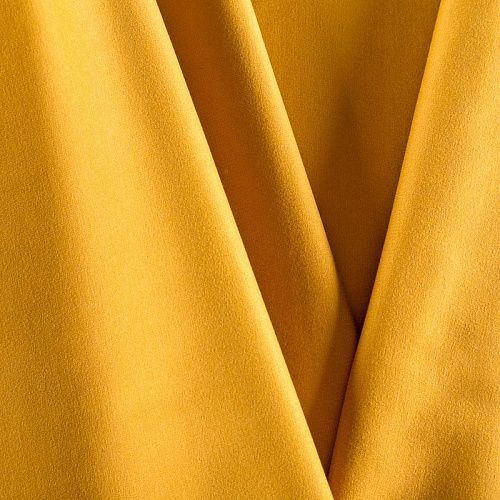 Джерси 014-03213 желто-горчичный однотонный