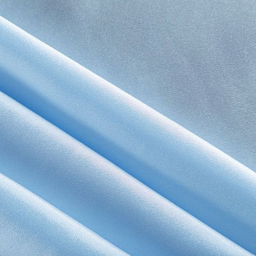 Ткань подкладочная 045-02560 небесно-голубой однотонный
