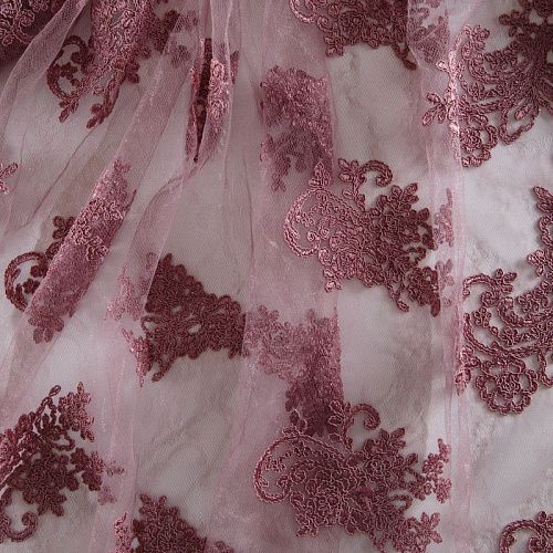 Гипюр 012-10942 лиловый