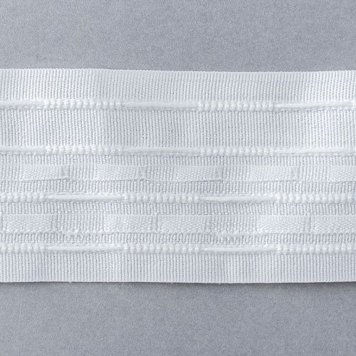 Лента драпировочная 60 мм 101-2705 регулируемая белая
