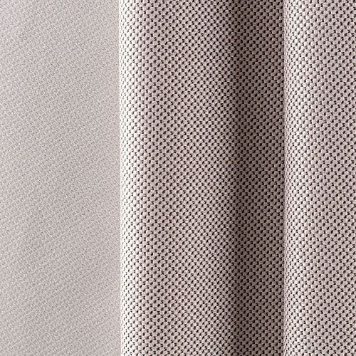 Ткань портьерная блэкаут рогожка h-290 см 10-02-00487 пудрово-бежевый