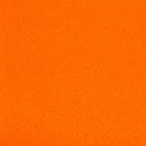 Фетр К33-501 оранжевый однотонный