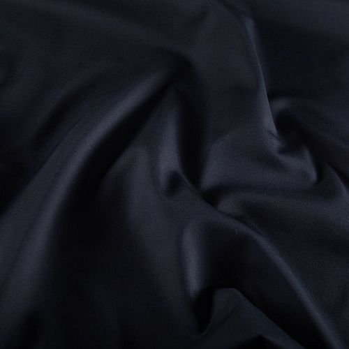 Коттон стрейч 063-20189 черный однотонный