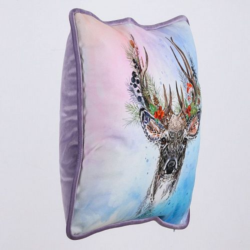 Наволочка принт декоративная на молнии 48х48 см 521925 