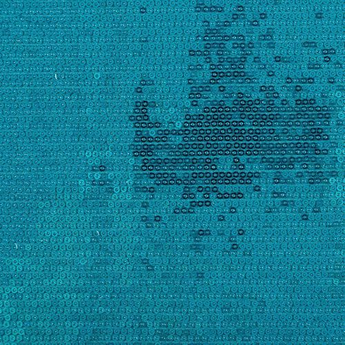 Ткань с пайетками 055-03036 голубой однотонный