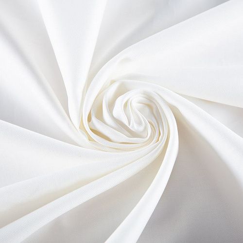 Ткань плательно-рубашечная 049-20103 молочный однотонный