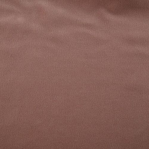 Ткань портьерная негорючая бархат 09-02-13729 светло-коричневый однотонный