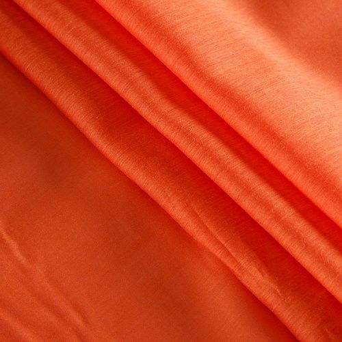 Шелк-батист 003-12126 оранжевый принтованный