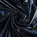 Трикотаж лазер К33-610 черно-синий однотонный