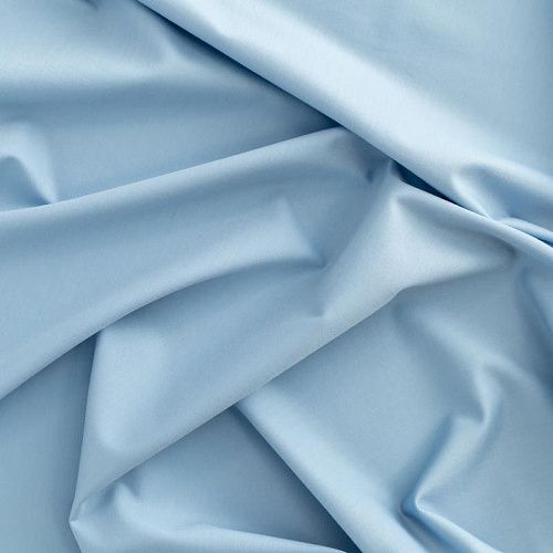 Ткань костюмная К33-456 голубой однотонный