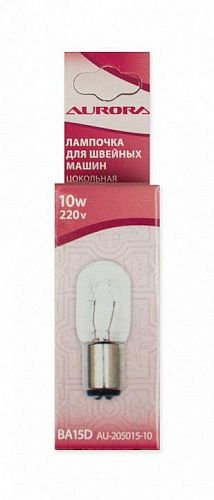 Лампочка для ШМ цокольная 20х50 мм 10W 220V AU-205015-10