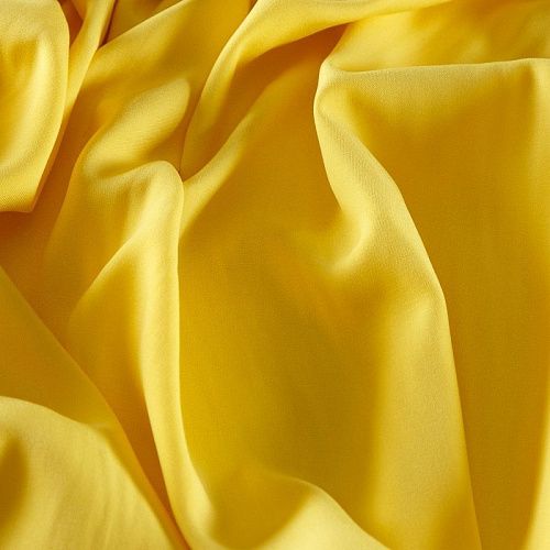 Твил-штапель 069-12793 желтый однотонный