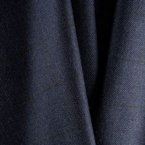 Ткань костюмная К32-108 синий принтованный