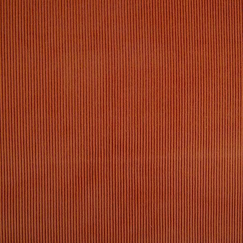 Вельвет стрейч 008-20015 хурма однотонный