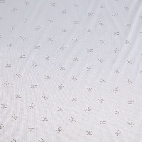 Ткань подкладочная 045-20857 молочный жаккардовый