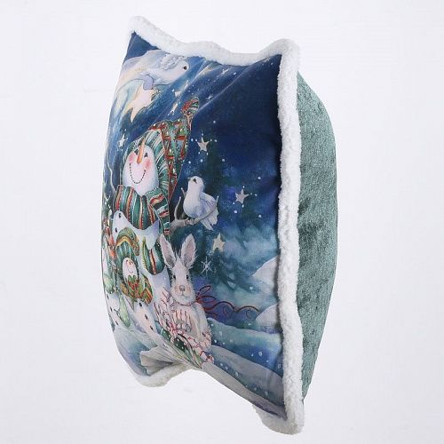 Наволочка принт декоративная на молнии 48х48 см 521928 