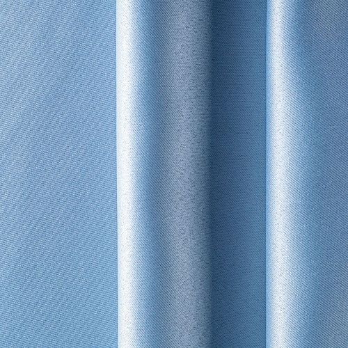 Ткань портьерная блэкаут h-290 см 10-02-00503 голубой однотонный