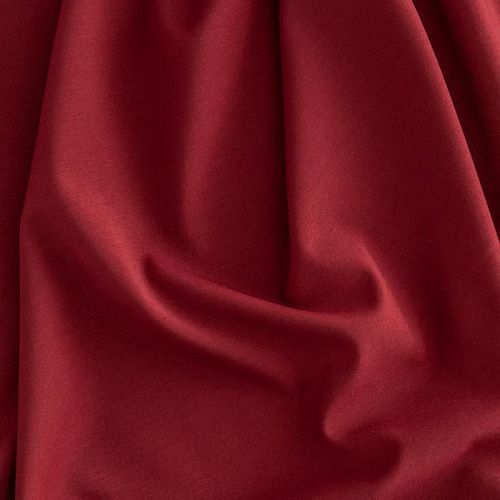 Ткань костюмная К33-446 бордовый однотонный