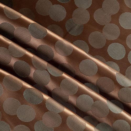 Ткань подкладочная К33-723 бронзовый жаккардовый