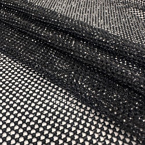 Сетка со стразами Swarovski 050-20870 черный