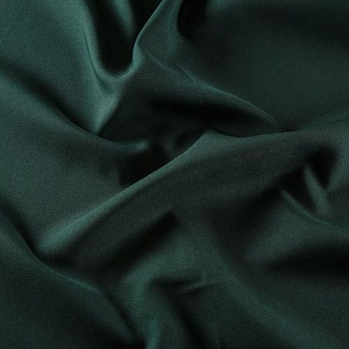 Ткань портьерная негорючая габардин 16-02-13736 зеленый однотонный