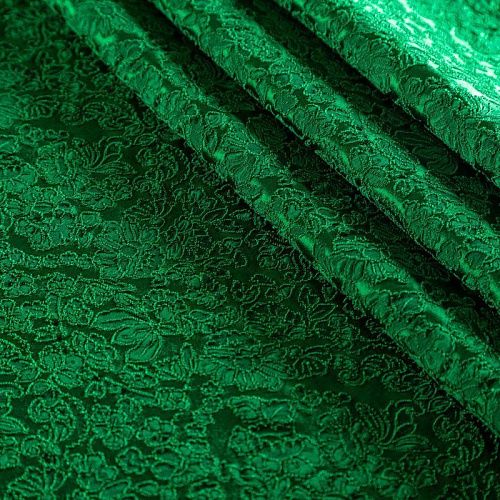 Жаккард 017-03209 темно-зеленый