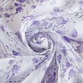 Шифон 068-17369 белый принтованный