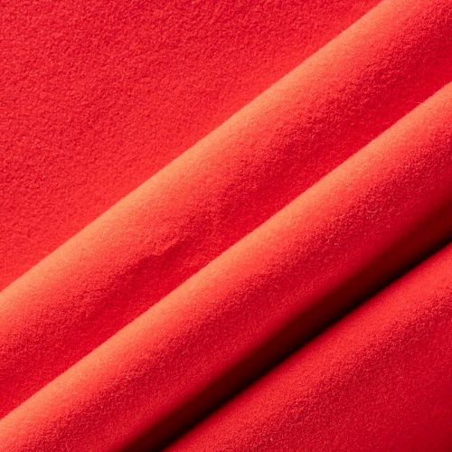 Ткань пальтовая К25-100 красный однотонный