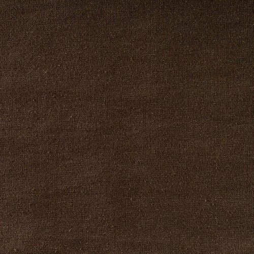Лен натуральный К33-158 оливково-коричневый однотонный