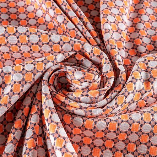 Жаккард К13-317 неоновый оранжевый