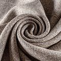 Ткань портьерная лен h-295 см 05-02-00239 коричнево-серый меланж