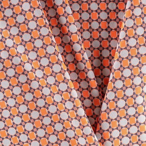 Жаккард К13-317 неоновый оранжевый