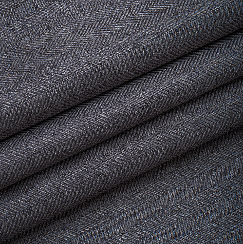 Ткань портьерная эко твид H-300 см 05-02-15438 темно-серый
