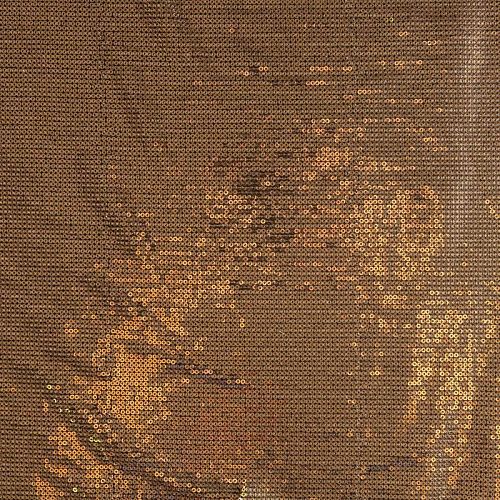 Ткань с пайетками К33-1012 золото однотонный