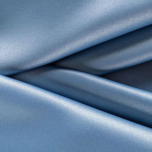 Ткань портьерная блэкаут h-290 см 10-02-00503 голубой однотонный