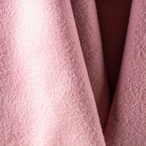Ткань пальтовая К25-287 пудрово-розовый однотонный