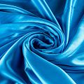 Сатин-лукра К33-874 темно-голубой однотонный