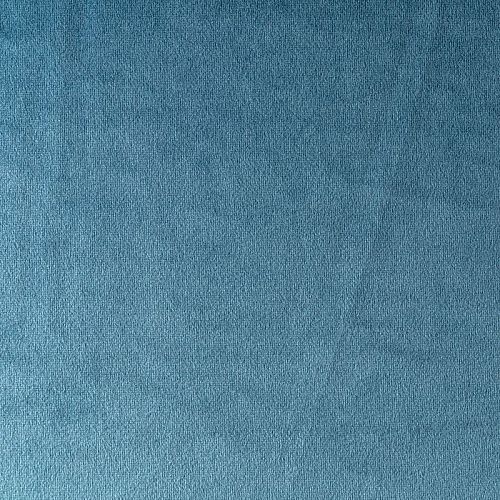 Ткань портьерная бархат h-300 см 09-02-00053 бирюзово-синий однотонный