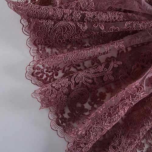 Гипюр 012-10942 лиловый